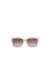 Alexander Mcqueen Full Frame Sunglasses In White