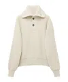 Alexander Mcqueen S Mcqueen Funnel-neck Chunky-knit Wool And Cashmere Jumper In White