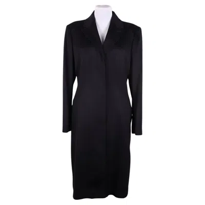 Pre-owned Alexander Mcqueen Fw 2008 Cashmere Coat In Black