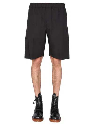 ALEXANDER MCQUEEN GABARDINE BERMUDA