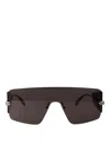 Alexander Mcqueen Am0460s Sunglasses In Brown