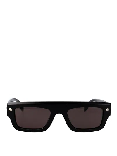 Alexander Mcqueen Black Acetate Sunglasses