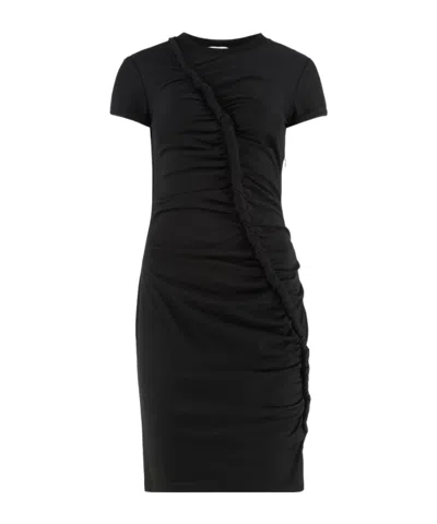ALEXANDER MCQUEEN ALEXANDER MCQUEEN GATHERED DETAILED MINI DRESS