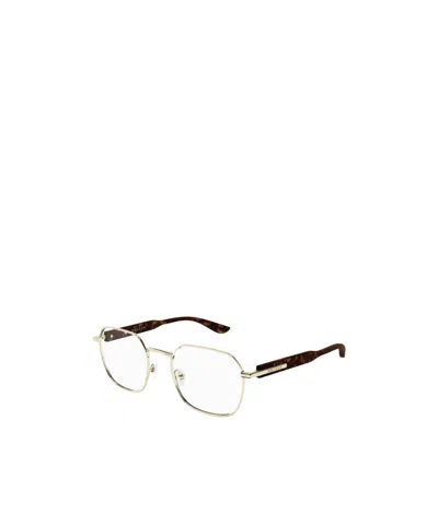 Alexander Mcqueen Geometric Frame Flat Mirror In White