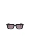 Alexander Mcqueen Geometric Frame Sunglasses In Black