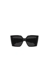 Alexander Mcqueen Mcqueen 56mm Square Sunglasses In Black