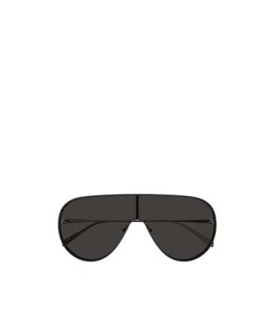 Alexander Mcqueen Geometric Frame Sunglasses In Black