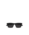 Alexander Mcqueen Geometric Frame Sunglasses In Black