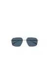 Alexander Mcqueen Pilot-frame Sunglasses In Blue