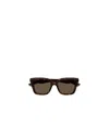 Alexander Mcqueen Eyewear Square Frame Sunglasses In Brown