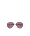 Alexander Mcqueen Geometric Frame Sunglasses In Brown