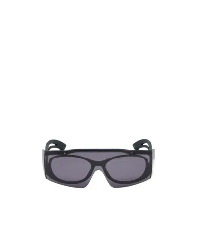 ALEXANDER MCQUEEN ALEXANDER MCQUEEN EYEWEAR SMOKE MASK TWO-TONED SUNGLASSES