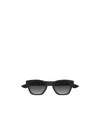 Alexander Mcqueen Geometric Frame Sunglasses In Green
