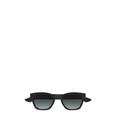 Alexander Mcqueen Geometric Frame Sunglasses In Green
