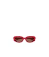 Alexander Mcqueen Am0469s Sunglasses In Red