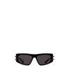 Alexander Mcqueen Square-frame Sunglasses In Black