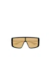 Alexander Mcqueen Geometric Sunglasses In Black
