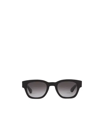 Alexander Mcqueen Geometric Sunglasses In Black