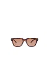 Alexander Mcqueen Geometric Sunglasses In Brown
