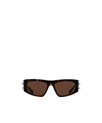 Alexander Mcqueen Geometric Sunglasses In Green