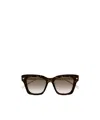 Alexander Mcqueen Square-frame Sunglasses In Nude
