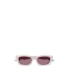 Alexander Mcqueen Geometric Sunglasses In Pink