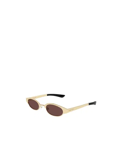 Alexander Mcqueen Geometric Sunglasses In Red