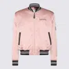 Alexander Mcqueen Casual Jacket With Embroidered Graphic Print In Pink