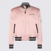 Alexander Mcqueen Casual Jacket With Embroidered Graphic Print In Pink