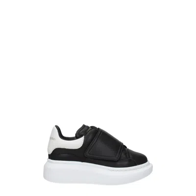 Alexander Mcqueen Gift Ideas Sneakers Kids Men Leather Black/white