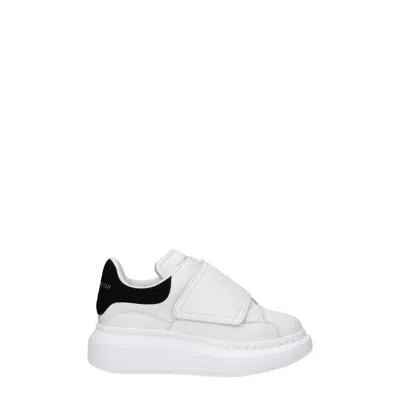 Alexander Mcqueen Gift Ideas Sneakers Kids Men Leather White/black