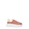 Alexander Mcqueen Gift Ideas Sneakers Kids Womens Glitter Pink/gold Pink