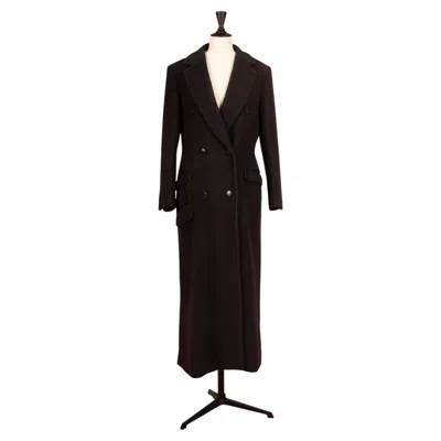 Pre-owned Alexander Mcqueen Givenchy Couture Coat By  Circa 1998-2000 In Black