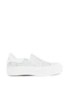Alexander Mcqueen Deck Plimsoll Glitter Slip On Sneakers In Multiple Colors