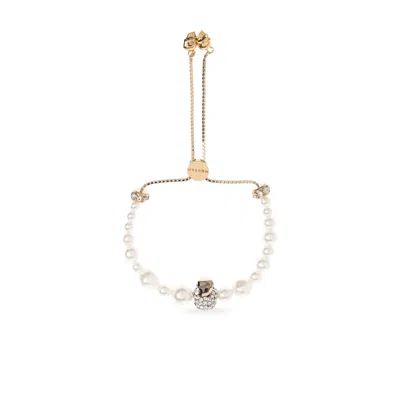 Alexander Mcqueen Gold Bracelets Women