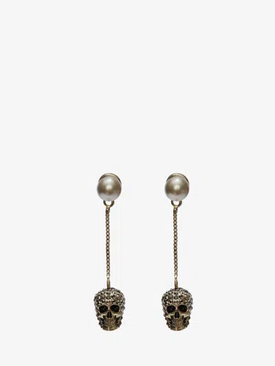 Alexander Mcqueen Gold In Gold-finish