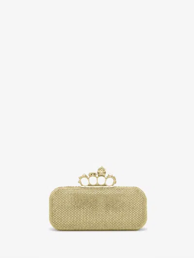 Alexander Mcqueen Gold In Gold-finish
