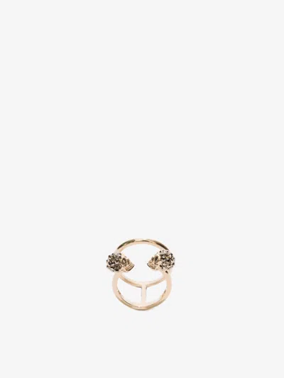 Alexander Mcqueen Gold In Light Gold-finish
