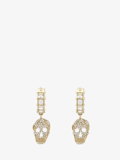 Alexander Mcqueen Gold In Pale Gold-finish