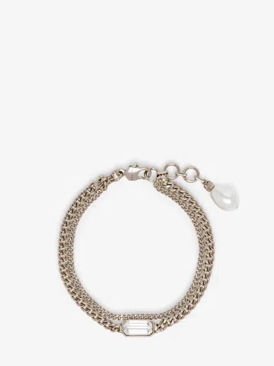 Alexander Mcqueen Gold In Pale Gold-finish
