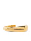 ALEXANDER MCQUEEN ALEXANDER MCQUEEN GOLD-TONE ENGRAVED LOGO CUFF