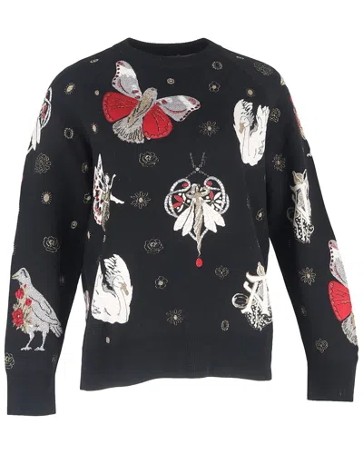 Pre-owned Alexander Mcqueen Gothic Fairytale Printed Sweater, Size It, 38 (authentic  Pre-loved)