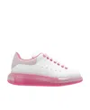 Alexander Mcqueen Gradient-effect Oversized Sneakers In White