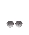Alexander Mcqueen Gradient Overzise-frame Sunglasses In Gray