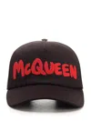 ALEXANDER MCQUEEN GRAFFITI BASEBALL CAP