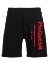 ALEXANDER MCQUEEN GRAFFITI BERMUDA, SHORT BLACK