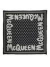 Alexander Mcqueen Graffiti Biker Scarf