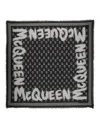 Alexander Mcqueen Graffiti Biker Scarf