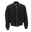 Alexander Mcqueen Logo-print Bomber Jacket In Black
