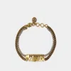 Alexander Mcqueen Graffiti Bracelet In Pink